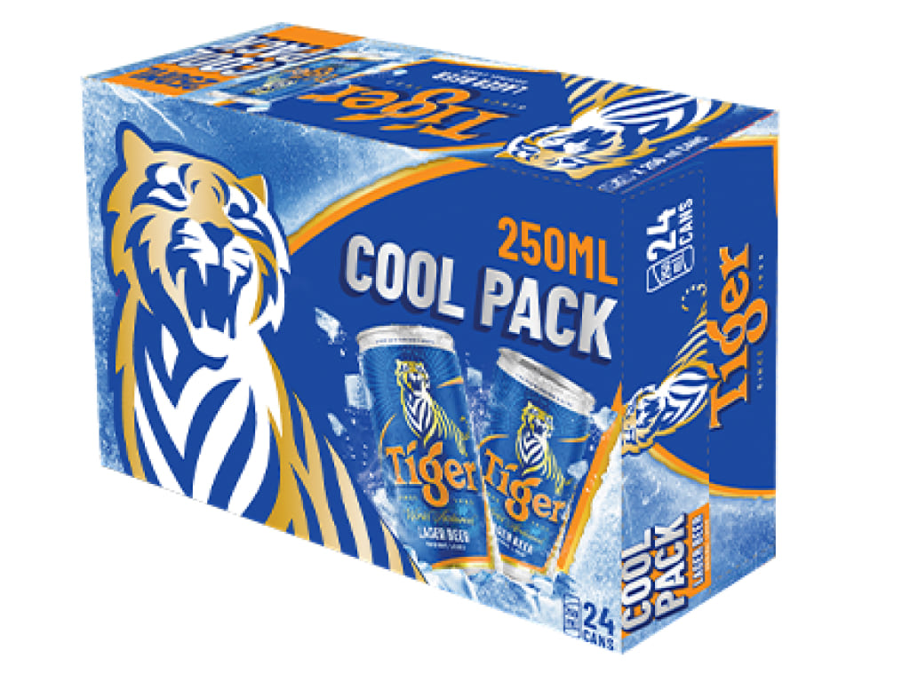 Bia Tiger Coolpack 250ml