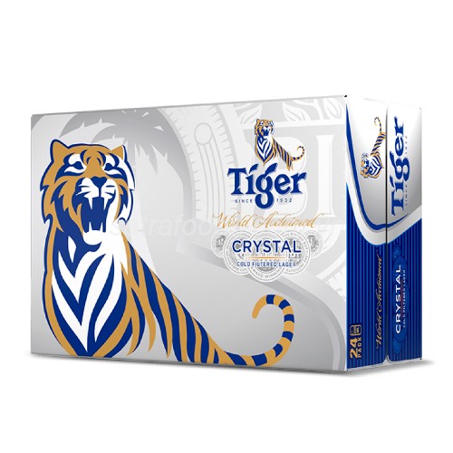 Bia Tiger Crystal 330ml thùng 24